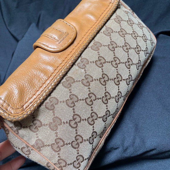 GUCCI Monogram Marrakech Evening Bag Brown - Picture 3 of 16